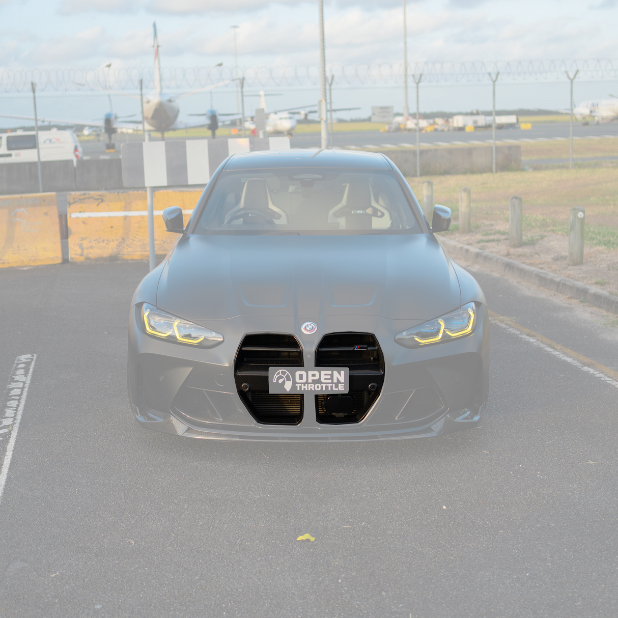 V STYLE DRY CARBON FIBRE GRILLE FOR BMW M3 G80 G81/ M4 G82 G83