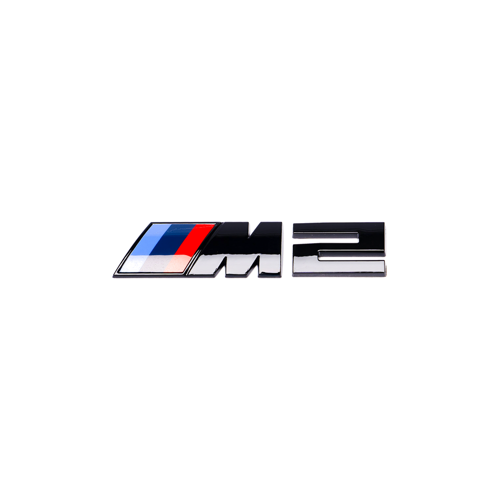 GLOSS BLACK TRUNK EMBLEM FOR BMW F87 G87 M2