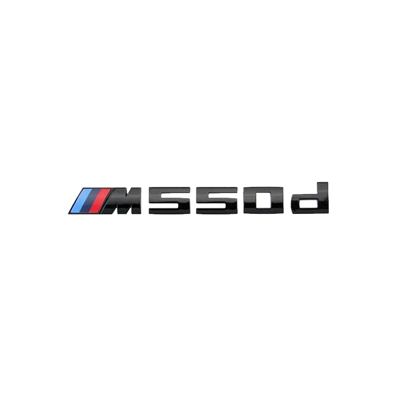 GLOSS BLACK TRUNK EMBLEM FOR BMW G30 M550d