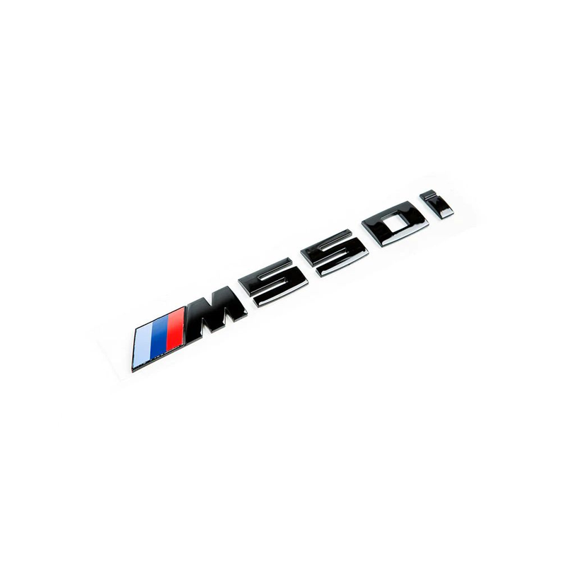 GLOSS BLACK TRUNK EMBLEM FOR BMW G30 M550i