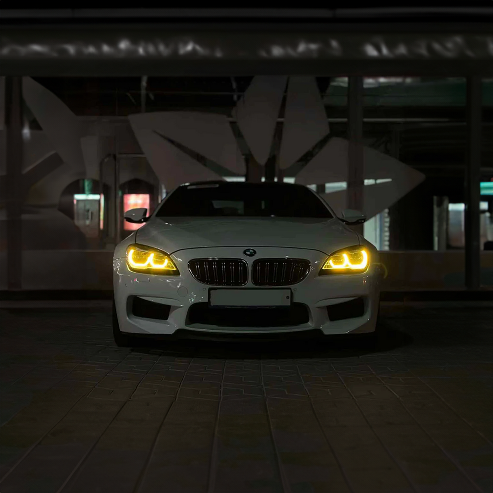 BMW F06 6 SERIES F12 F13 M6 LCI CSL YELLOW DRL KIT