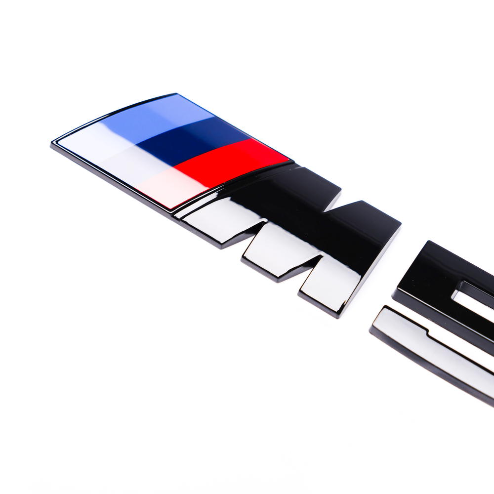 GLOSS BLACK TRUNK EMBLEM FOR BMW F10 F90 G90 M5