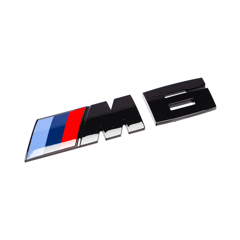 GLOSS BLACK TRUNK EMBLEM FOR BMW F06 F12 F13 M6