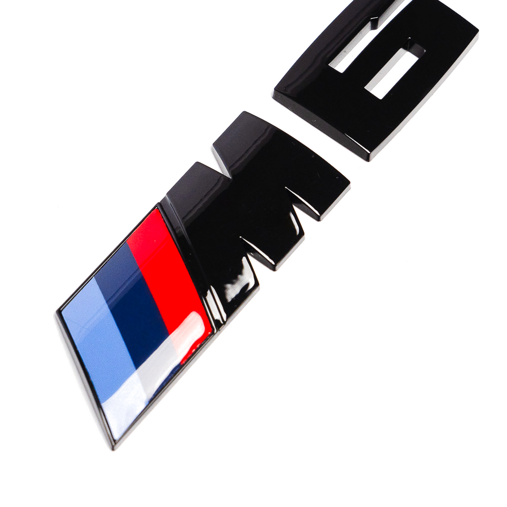 GLOSS BLACK TRUNK EMBLEM FOR BMW F06 F12 F13 M6