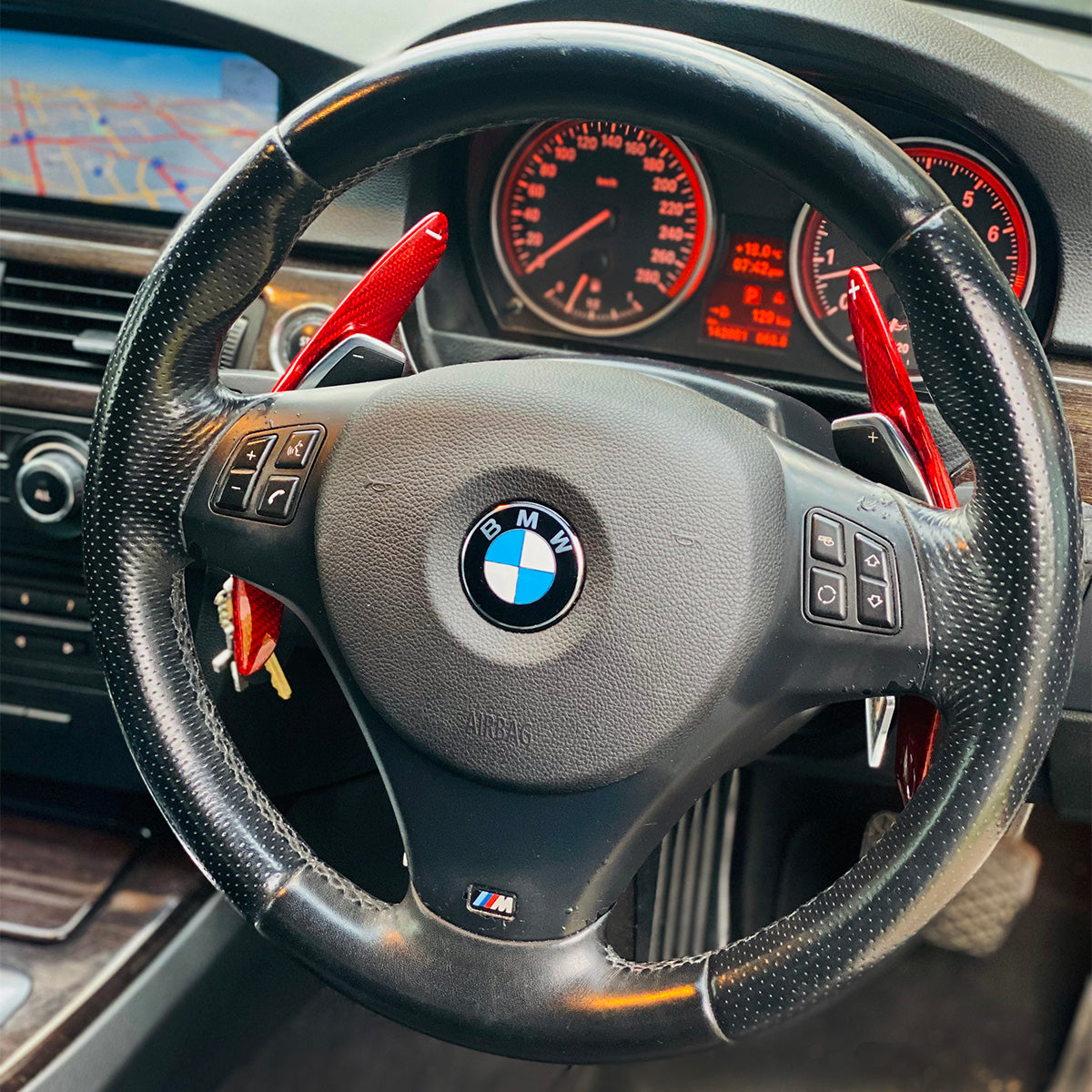 BMW F SERIES CARBON FIBER PADDLE SHIFTERS EXTENDERS