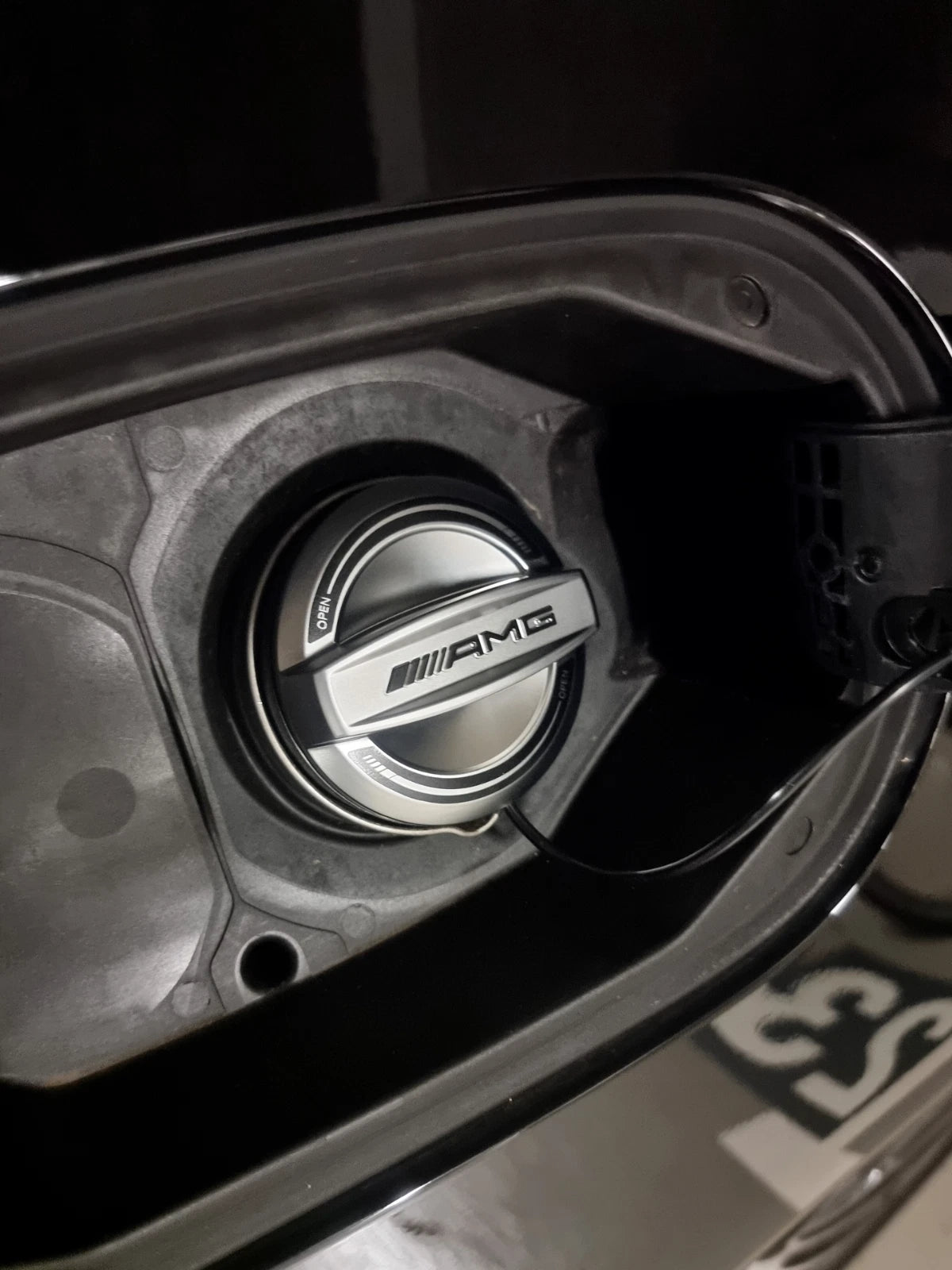 MERCEDES AMG ALUMINUM FUEL CAP