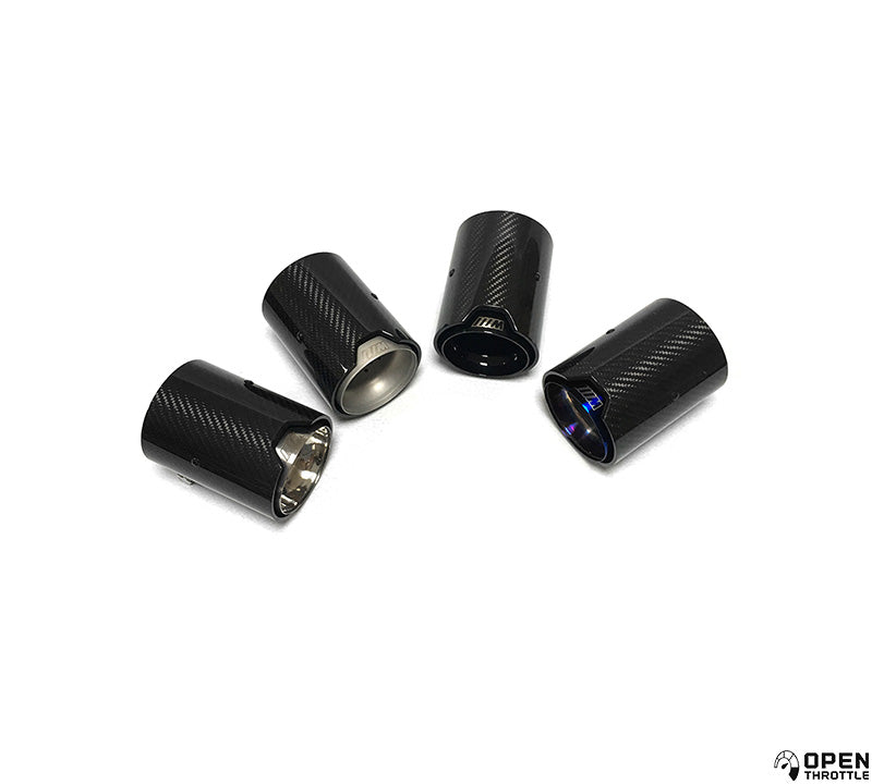 M PERFORMANCE STYLE CARBON FIBRE EXHAUST TIPS FOR BMW F22 F23 2 SERIES