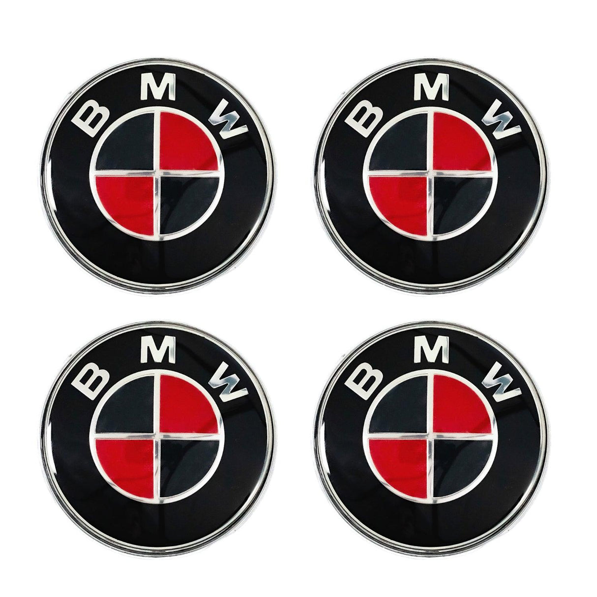 BMW EMBLEM BADGES - RED & BLACK