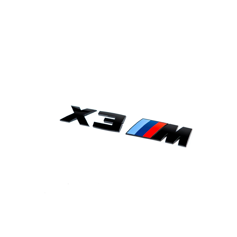 GLOSS BLACK TRUNK EMBLEM FOR BMW F97 X3M