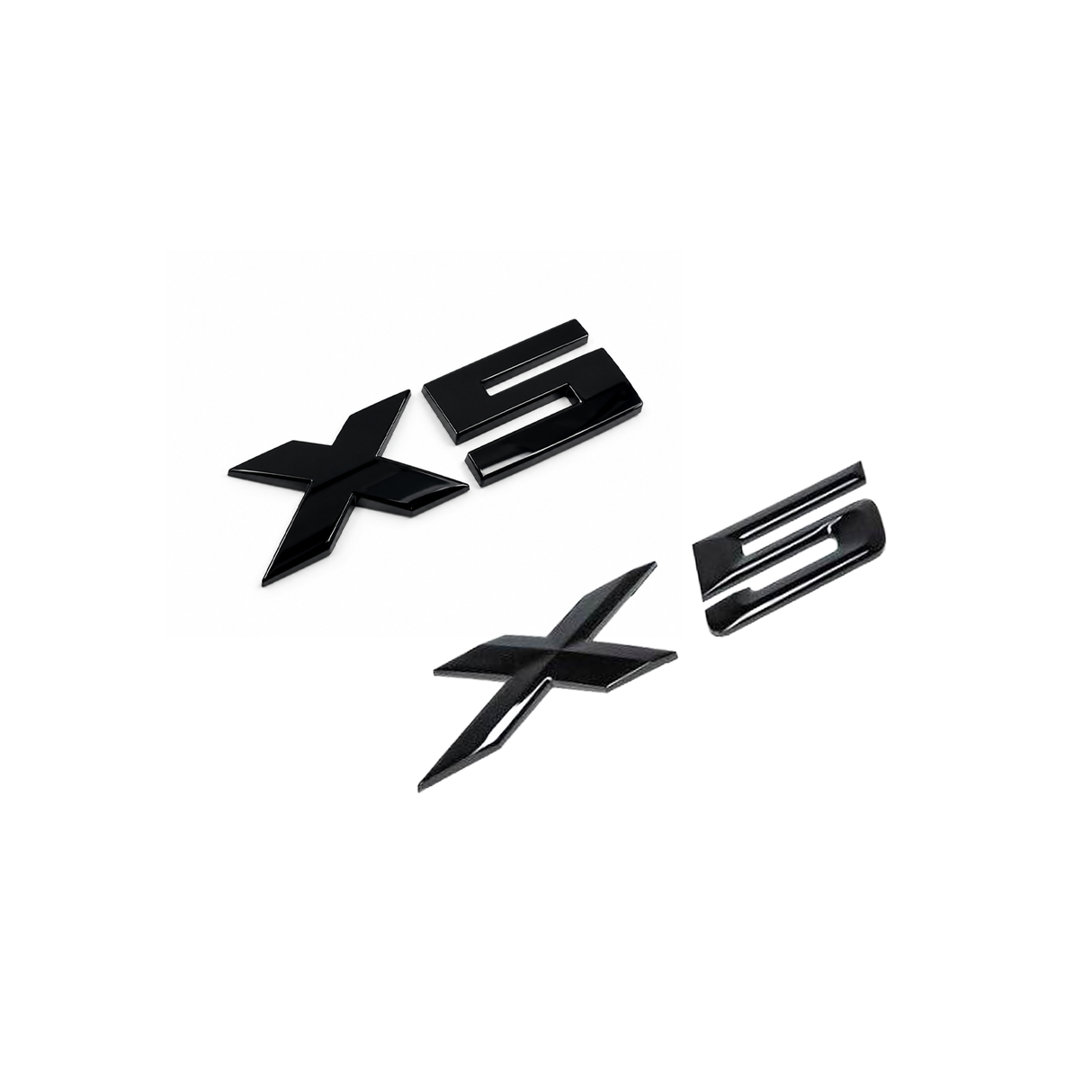 GLOSS BLACK TRUNK EMBLEM FOR BMW E70 F15 F85 G05 X5