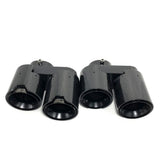 M PERFORMANCE QUAD CARBON FIBER EXHAUST TIPS FOR BMW X5 G05 X6 G06 X7 G07