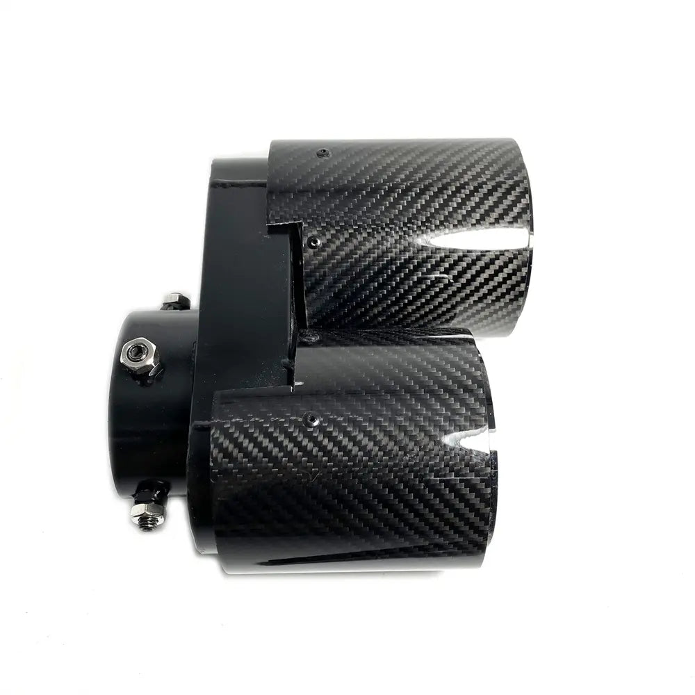 M PERFORMANCE QUAD CARBON FIBER EXHAUST TIPS FOR BMW X5 G05 X6 G06 X7 G07