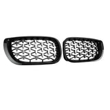 DIAMOND STYLE GLOSS BLACK GRILLE FOR BMW E46 3 SERIES