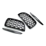 DIAMOND STYLE GLOSS BLACK GRILLE FOR BMW E90 E91 3 SERIES