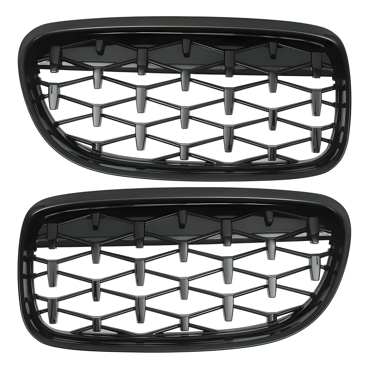 DIAMOND STYLE GLOSS BLACK GRILLE FOR BMW E90 E91 3 SERIES