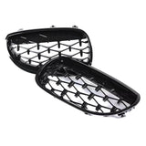 DIAMOND STYLE GLOSS BLACK GRILLE FOR BMW E60 E61 5 SERIES