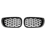 DIAMOND STYLE GLOSS BLACK GRILLE FOR BMW E46 3 SERIES