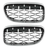 DIAMOND STYLE GLOSS BLACK GRILLE FOR BMW E90 E91 3 SERIES