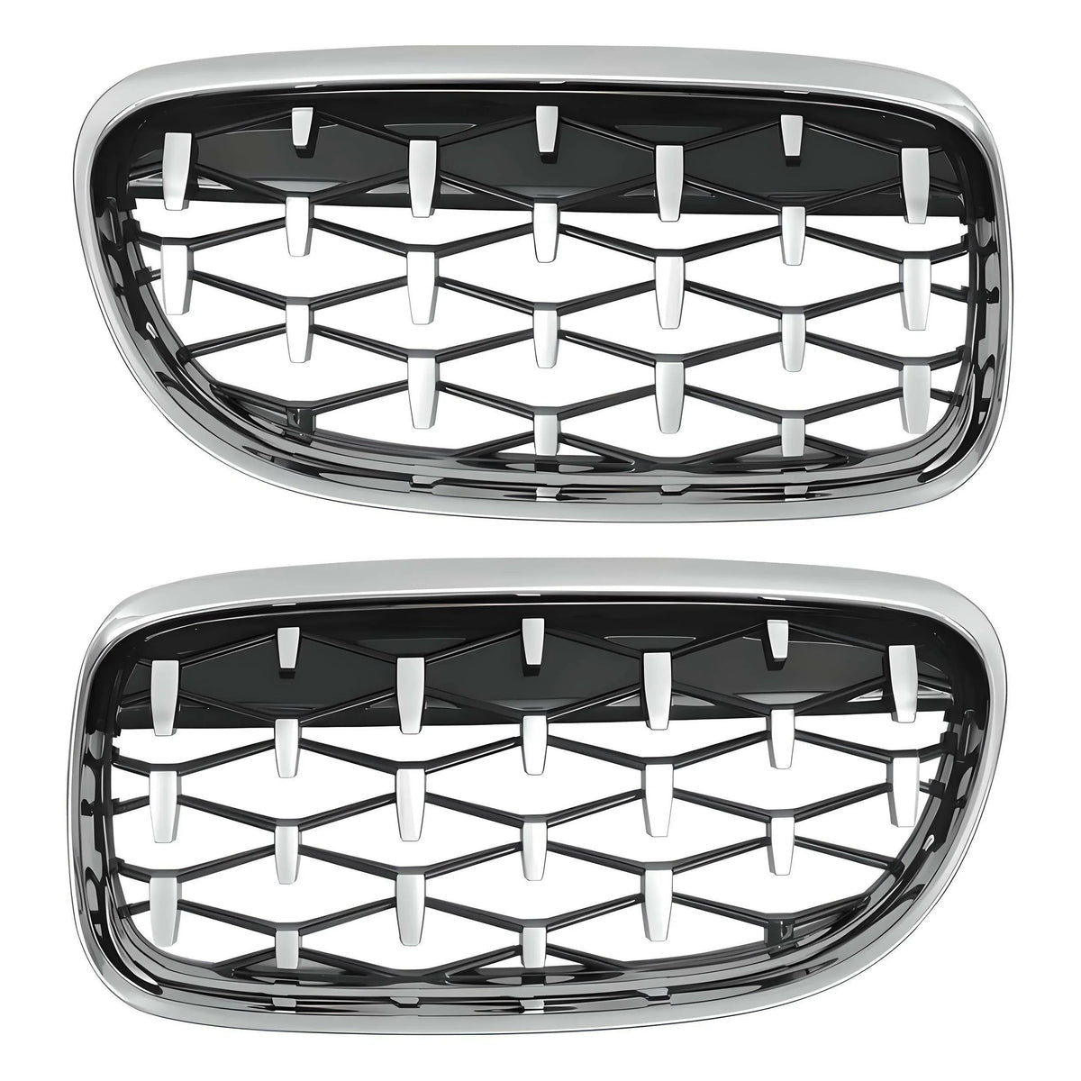 DIAMOND STYLE GLOSS BLACK GRILLE FOR BMW E90 E91 3 SERIES