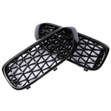 DIAMOND STYLE GLOSS BLACK GRILLE FOR BMW G30 G31 G38 5 SERIES