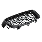 DIAMOND STYLE GLOSS BLACK GRILLE FOR BMW G30 G31 G38 5 SERIES