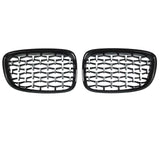 DIAMOND STYLE GLOSS BLACK GRILLE FOR BMW F07 5 SERIES GT