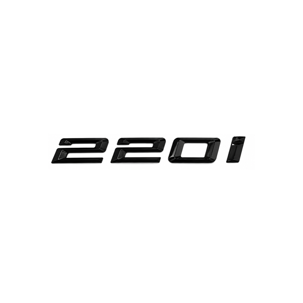 GLOSS BLACK TRUNK EMBLEM FOR BMW F22 F23 2 SERIES