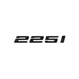GLOSS BLACK TRUNK EMBLEM FOR BMW F22 F23 2 SERIES
