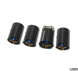 M PERFORMANCE STYLE CARBON FIBRE EXHAUST TIPS FOR BMW F80 M3 F82 M4