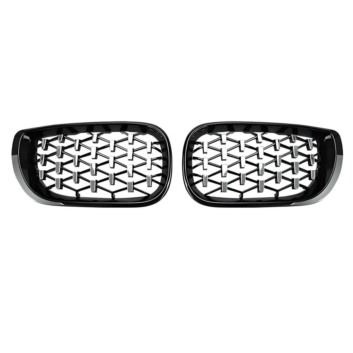 DIAMOND STYLE GLOSS BLACK GRILLE FOR BMW E46 3 SERIES