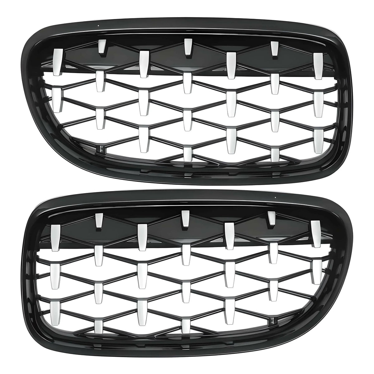 DIAMOND STYLE GLOSS BLACK GRILLE FOR BMW E90 E91 3 SERIES