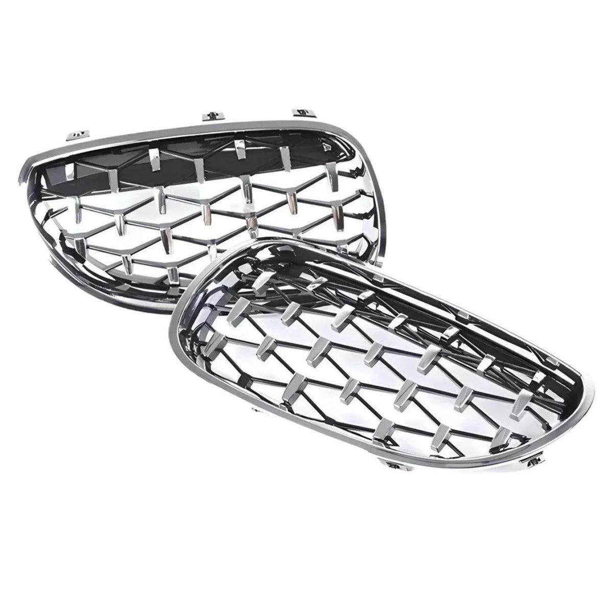 DIAMOND STYLE GLOSS BLACK GRILLE FOR BMW E60 E61 5 SERIES