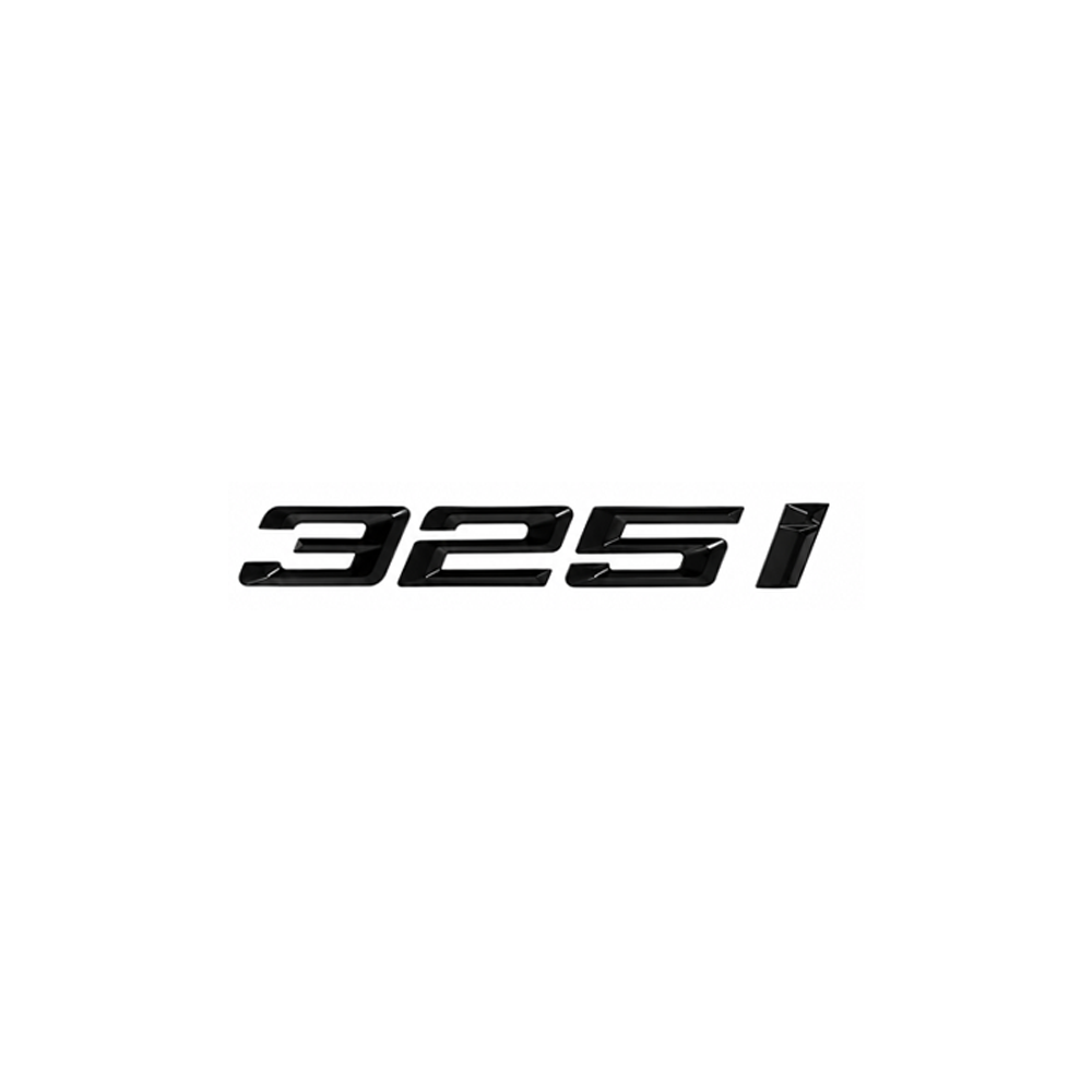 GLOSS BLACK TRUNK EMBLEM FOR BMW F30 3 SERIES