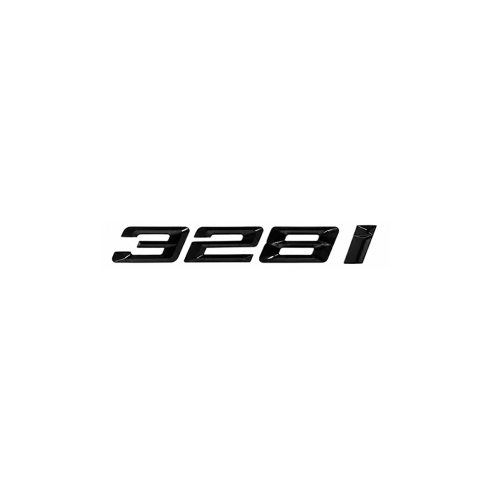 GLOSS BLACK TRUNK EMBLEM FOR BMW F30 3 SERIES
