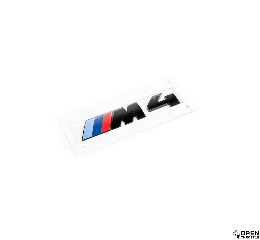 M4-Emblem in schwarzem Glanz für Kofferraumdeckel, für BMW M4 F82