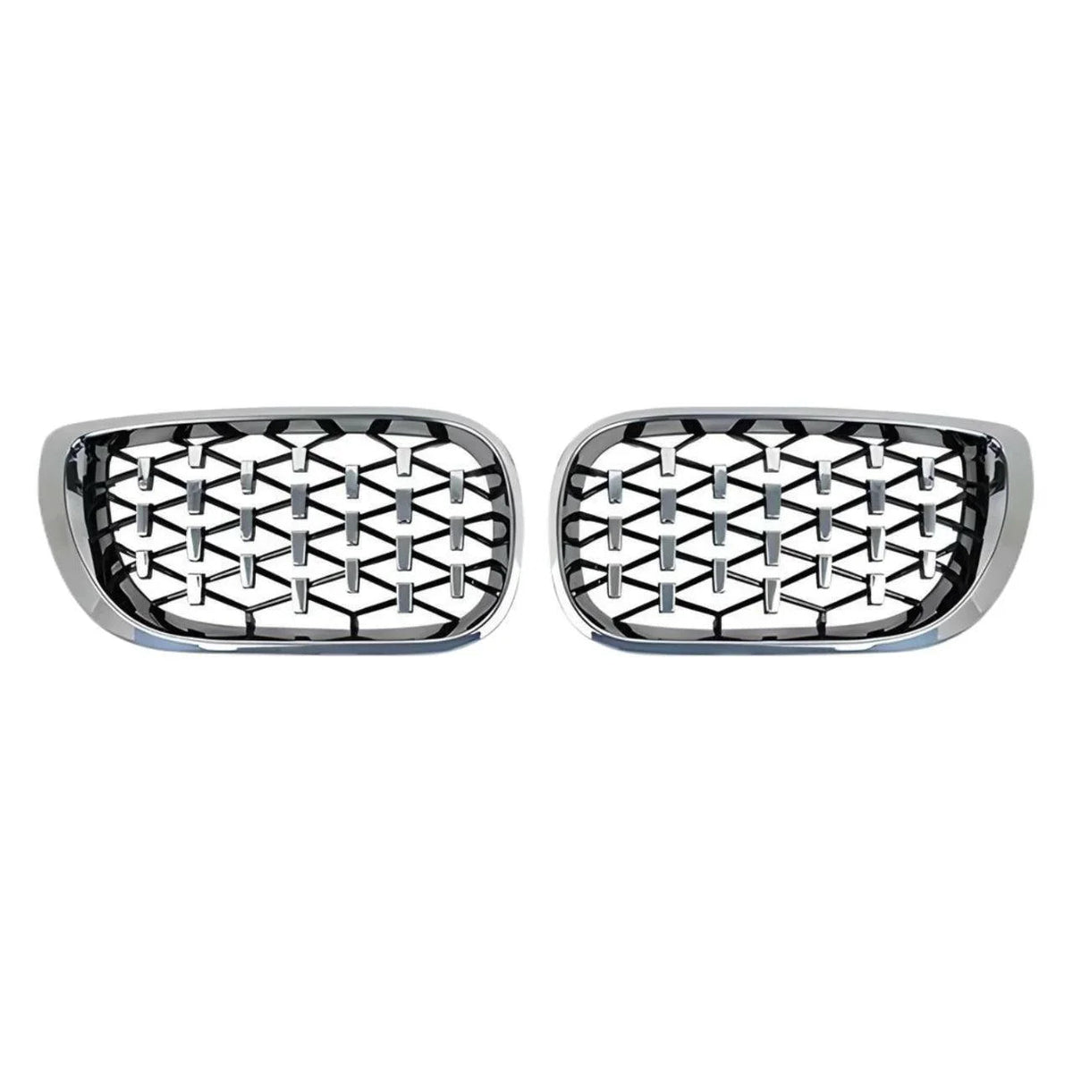 DIAMOND STYLE GLOSS BLACK GRILLE FOR BMW E46 3 SERIES