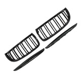 M PERFORMANCE STYLE GLOSS BLACK GRILLE FOR BMW E90 E91 3 SERIES
