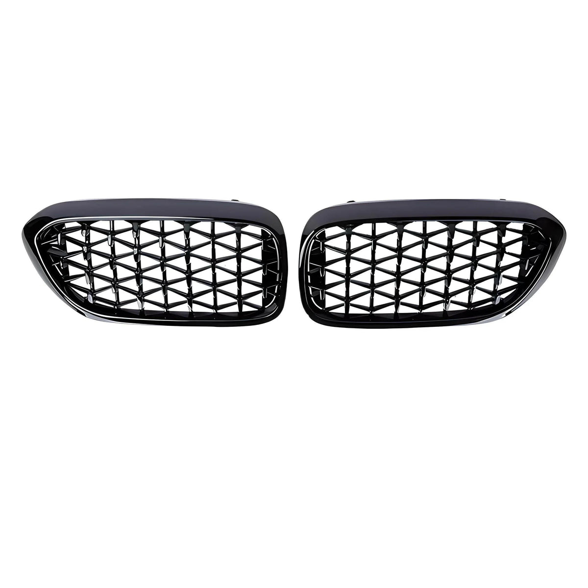 DIAMOND STYLE GLOSS BLACK GRILLE FOR BMW G30 G31 G38 5 SERIES