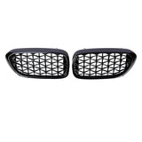 DIAMOND STYLE GLOSS BLACK GRILLE FOR BMW G30 G31 G38 5 SERIES