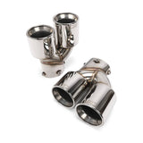 M STYLE STAINLESS STEEL QUAD EXHAUST TIPS FOR BMW G42 M240i