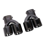 M STYLE STAINLESS STEEL QUAD EXHAUST TIPS FOR BMW G42 M240i