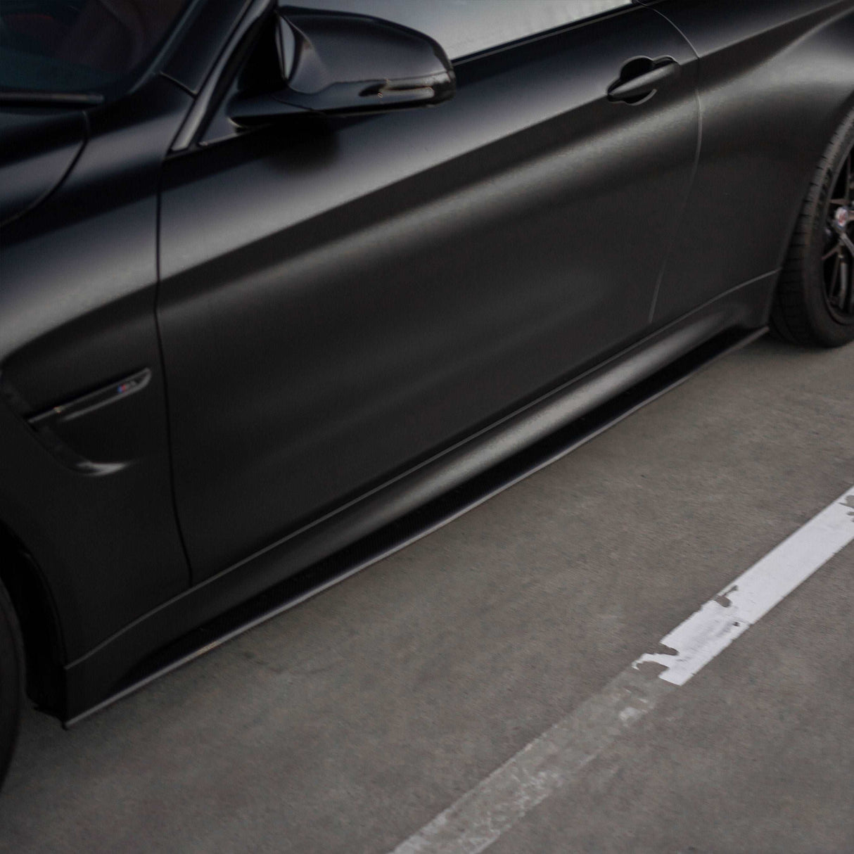 M PERFORMANCE STYLE CARBON FIBER SIDE SKIRTS FOR BMW F80 M3 / F82 M4