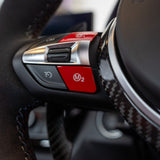 ROTE M1/M2-LENKRADTASTEN FÜR BMW M2 F87 / M3 F80 / M4 F82 / M5 F10 / M6 F06 F12 F13 / X5M F85 / X6M F86
