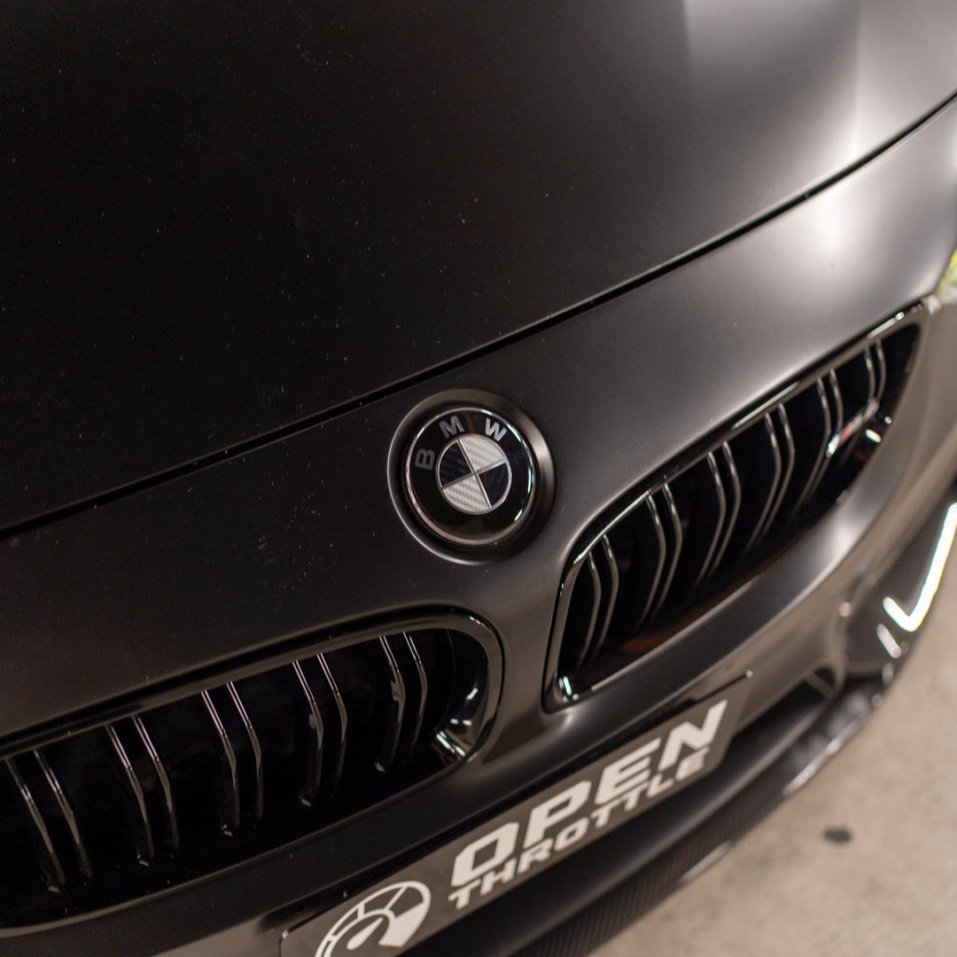 BMW EMBLEM BADGE - BLACK & GREY