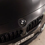 BMW EMBLEM BADGE - BLACK & GREY