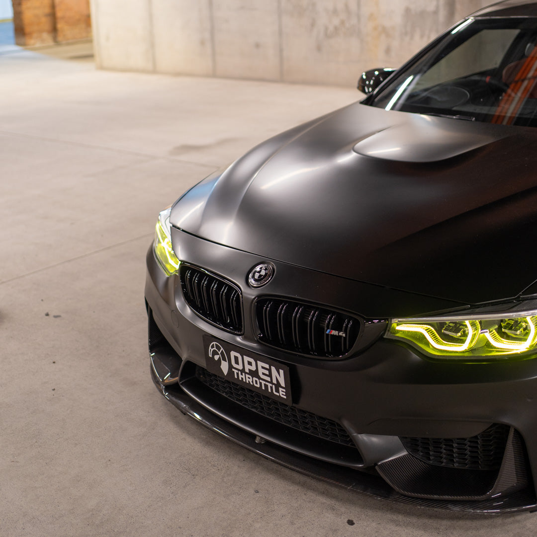 BMW 50TH ANNIVERSARY EMBLEM BADGES - BLACK & WHITE