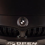 BMW 50TH ANNIVERSARY EMBLEM BADGES - BLACK & WHITE