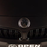 BMW 50. JUBILÄUMS-EMBLEM-ABZEICHEN - VOLLSCHWARZ