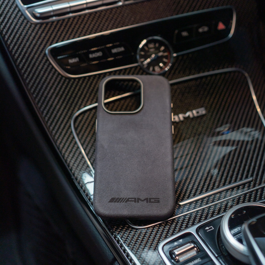 MERCEDES AMG MAGSAFE ALCANTARA IPHONE CASE