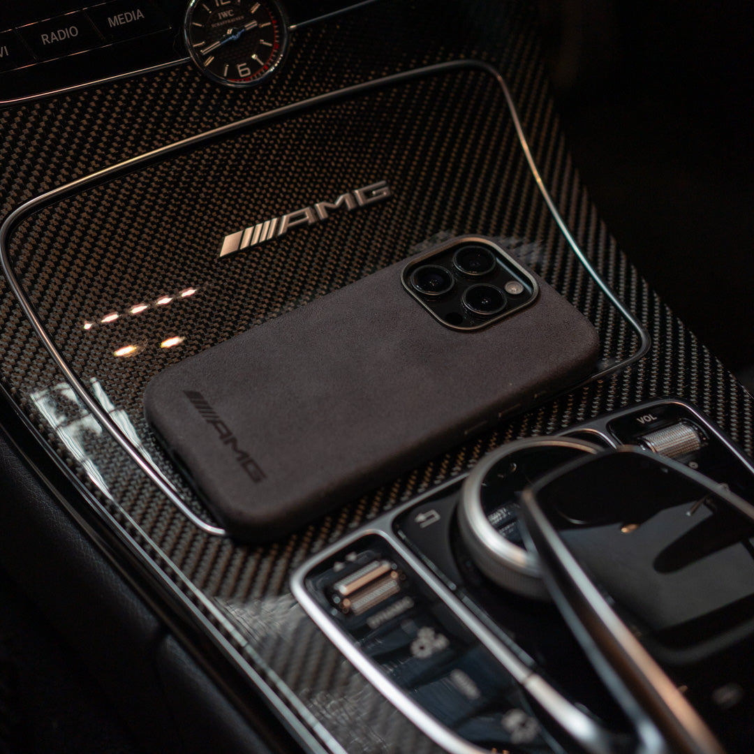 MERCEDES AMG MAGSAFE ALCANTARA IPHONE CASE